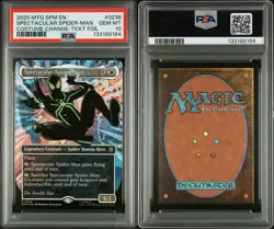 PSA 10 💎 MTG Spectacular Spider-Man Textured Foil 238 Symbiote Suit Magic - Image 3