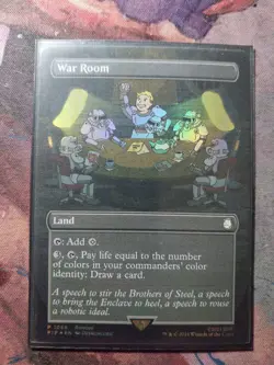 MTG War Room Fallout 1068 Foil Promo - Image 1