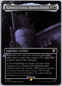 Rammas Echor, Ancient Shield (Borderless) R Commander: The Lord of the Rings: Ta - Image 1