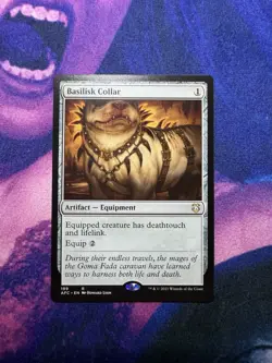 MTG Basilisk Collar (199) | NM | Adv. Forgotten Realms {AFC} - Image 1