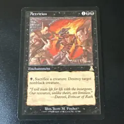 Attrition X1 Urza’s Destiny Ex+ Condition see pics front/bsck - Image 1