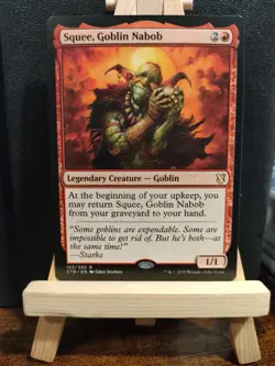 Squee, Goblin Nabob - Commander 2019 - Rare - NM (see pics) MTG - Image 1