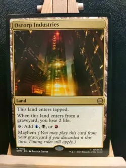 Oscorp Industries - Marvel's Spider-Man - Rare - NM (see pics) MTG - Image 1