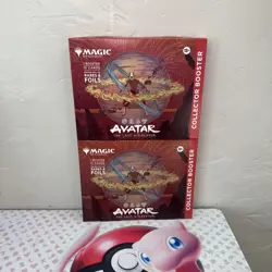 NEW-Magic the Gathering: Avatar The Last Airbender-Collector Booster Pack Lot - Image 1