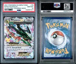 PSA 10 M Rayquaza EX 76/108 Celebrations 25th Anniversary Pokemon - Image 1