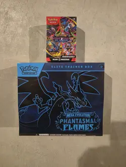 Pokemon TCG Phantasmal Flames Elite Trainer Box & Booster Bundle Factory Sealed - Image 1