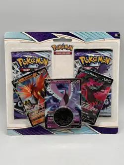 2021 Pokemon Chilling Reign 2-Pack Blister: Zapdos V, Articuno V, Moltres V - Image 1