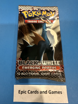 ( EMERGING POWERS ) Booster Pack - Sealed New - Pokemon TCG - Cobalion Artwork - Image 1