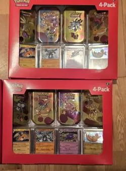Sams Club Pokemon 151 4-Pack Tins Factory Sealed - Image 2