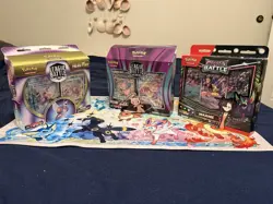 Pokemon TCG Mew VMAX Palkia VSTAR Marnie League Battle Deck Lot Sealed - Image 1