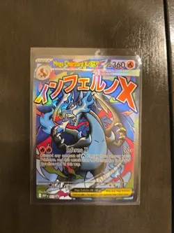 Pokemon Mega Charizard X ex 023 Me: Mega Evolution Charizard Upc Promo Holo - Image 1