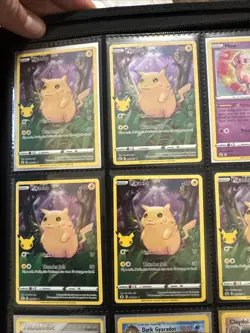 Pokemon Celebrations 25th Anniversary Holo Lot Pikachu Gyrados Mew Claydol PSA - Image 2