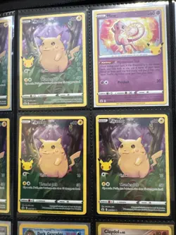 Pokemon Celebrations 25th Anniversary Holo Lot Pikachu Gyrados Mew Claydol PSA - Image 3