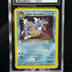 Dark Gyarados Holo #8 Prerelease Promo Team Rocket 2000 Pokemon CGC 8.5 ?? - Image 2