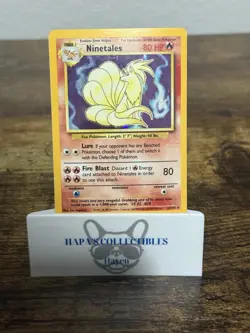 Pokemon TCG Ninetails Base Holo Wizards Of The Coast 12/102 NM/LP++ - Image 1