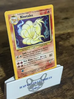 Pokemon TCG Ninetails Base Holo Wizards Of The Coast 12/102 NM/LP++ - Image 2
