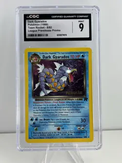 Dark Gyarados Team Rocket Holo 8/82 Prerelease Promo Pokemon CGC Grade 9.0 MINT - Image 1