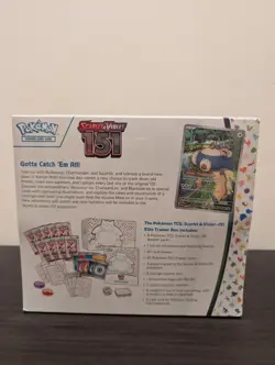 New Factory Sealed Pokemon TCG Scarlet & Violet 151 ETB Elite Trainer Box - Image 3