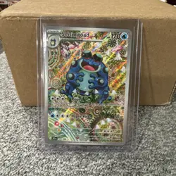 Pokemon TCG Seismitoad Illustration Rare Black Bolt 105/086 English - Image 1