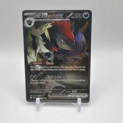 Pokemon TCG N's Zoroark ex 185/159 Sv09: Journey Together Holo ?? LOOK - Image 1