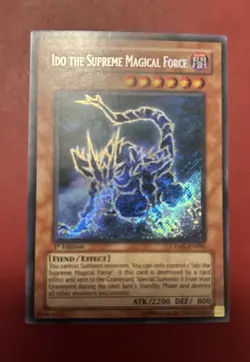 Yugioh - Ido The Supreme Magical Force CRMS-EN096 1st Edition SECRET VLP/NM X1 - Image 1