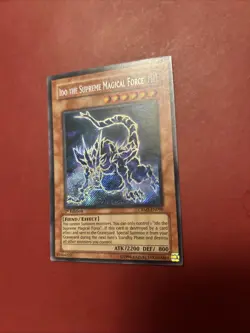 Yugioh - Ido The Supreme Magical Force CRMS-EN096 1st Edition SECRET VLP/NM X1 - Image 3