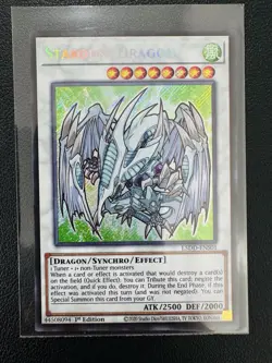 Yu-Gi-Oh! TCG Stardust Dragon Mini Alternative Art Secret Rare 1st Edition - Image 1