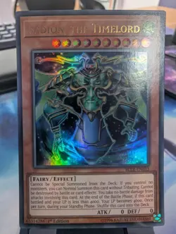 YuGiOh! Sadion, The Timelord BLLR-EN033 Ultra Rare 1st Ed - Image 1