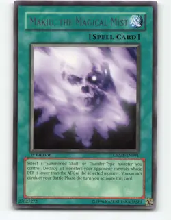 Makiu, the Magical Mist CRMS-EN091 Crimson Crisis 1st Edition - Image 1