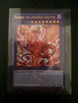 Albion the Branded Dragon CH01-EN043 Ultra Near Mint 1st YuGiOh - Image 1