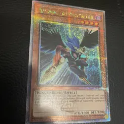 Blackwing Zephyros the Elite RA04-EN113 Quarter Century Secret Rare Yugioh NM - Image 1