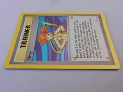 👾 2000 Pokemon Gym Heroes | MISTY RARE TRAINER CARD HOLO #18 | Great Condition! - Image 4