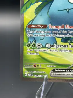 Pokemon TCG Venusaur EX Full Art Scarlet & Violet Holo Ultra Rare Card 182/165 - Image 4
