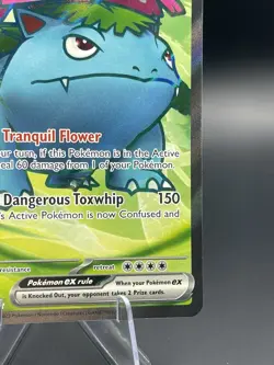 Pokemon TCG Venusaur EX Full Art Scarlet & Violet Holo Ultra Rare Card 182/165 - Image 5