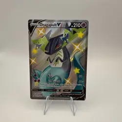 Dragapult V SHINY SWSH096 NM Full Art Promo Rare Pokemon Card - Image 1