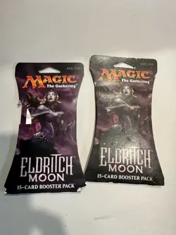 Magic The Gathering Eldritch Moon 15-Card Booster Pack 2 Packs NIP Auction NR - Image 1