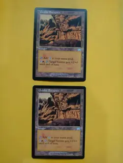 Goblin Burrows x2 Onslaught Land Magic the Gathering 2 Card. - Image 1