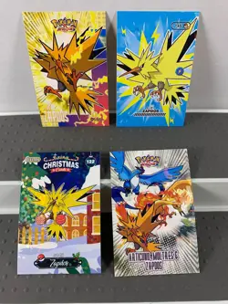 Pokemon Lot of Cards and Stickers All Zapdos #145 Zapdos Only Pokemon Lot of 20 - Image 2