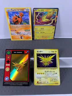 Pokemon Lot of Cards and Stickers All Zapdos #145 Zapdos Only Pokemon Lot of 20 - Image 4