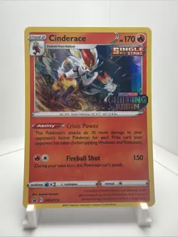 Cinderace - (Prerelease) SWSH112 SWSH: Sword & Shield Promo Cards Holo - Image 1