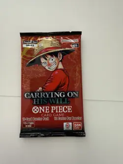 One Piece Card Game OP-13 Carrying On His Will English Booster Pack - Image 1