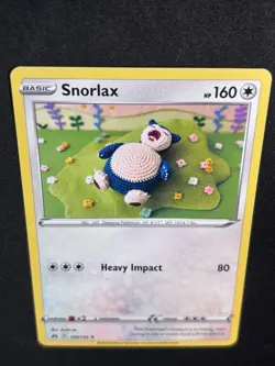 Snorlax Crown Zenith Pokemon TCG Card 109/159 Rare NM/MINT - Image 5