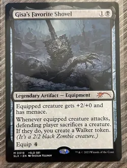Gisa's Favorite Shovel 0019 Mythic Rare Legendary Artifact MTG SLX Magic Card - Image 1