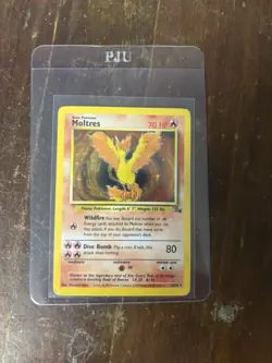 Moltres 12/62 Fossil-Pokemon 1999 Unlimited Edition Holo Card 12/62 - Image 1