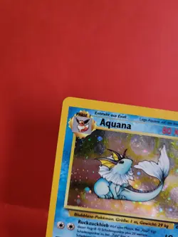 Pokemon Karte/card - Aquana Vaporeon 12/64 - Jungle Set Holo Swirl Exc-Near Mint - Image 2