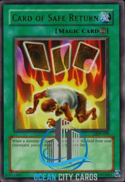Yugioh Ultra Rare Card Of Safe Return LON-029 - Image 5