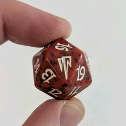 Coldsnap Red Spindown Dice Die D20 - MTG Magic: The Gathering - Image 2