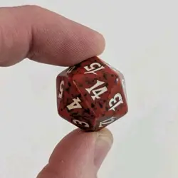 Coldsnap Red Spindown Dice Die D20 - MTG Magic: The Gathering - Image 3