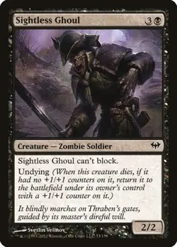 1x Sightless Ghoul NM Eng MTG - Dark Ascension - Image 1