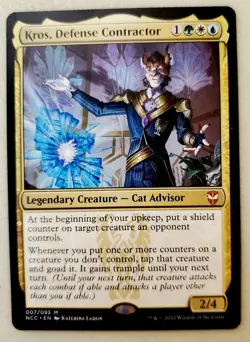 1x Kros, Defense Contractor Streets of New Capenna MTG Magic the Gathering NM - Image 1